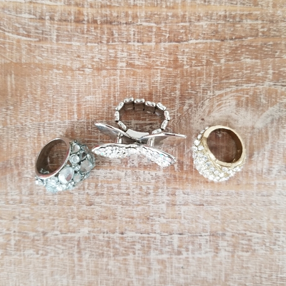 💎SALE💎 Large Cocktail Fashion Ring Bundle - Picture 2 of 6